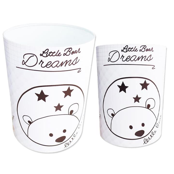 سبد لباس کودک طرح رویای خرس کوچولو Little Dream Bear سایز بزرگ
